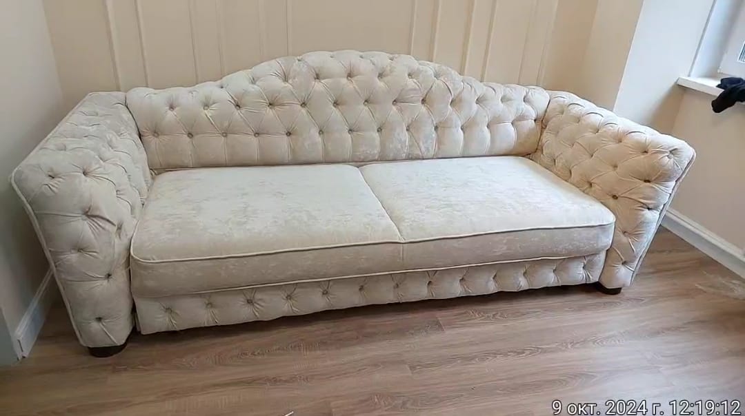 Замена обивки дивана на дому. Сокольники 